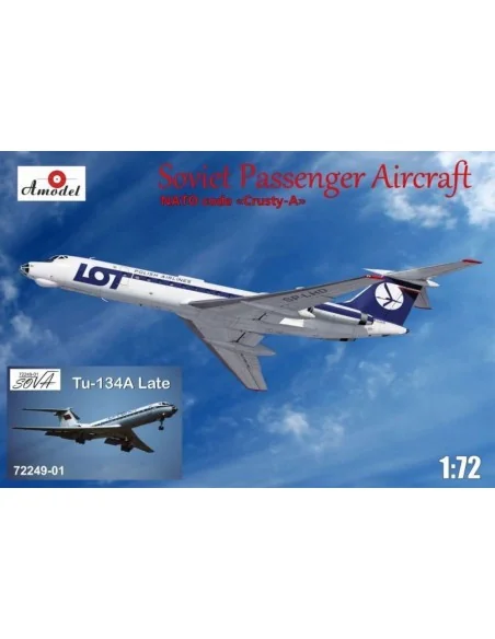 Tupolev Tu-134A, late LOT/Aeroflot, 1/72 - Amodel AMO72249-01