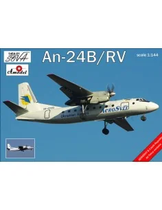 Antonov An-24B/RV Ukrainian airlines, 1/144 - Amodel AMO1464-01