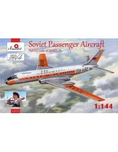 Tupolev Tu-104 airliner, Aeroflot, kit2, 1/144 - Amodel AMO1469-01