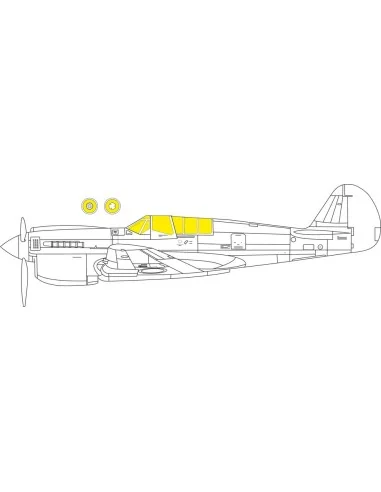 Kittyhawk Mk.IV Tface for Eduard, 1/48 - Eduard Accessories EX1151