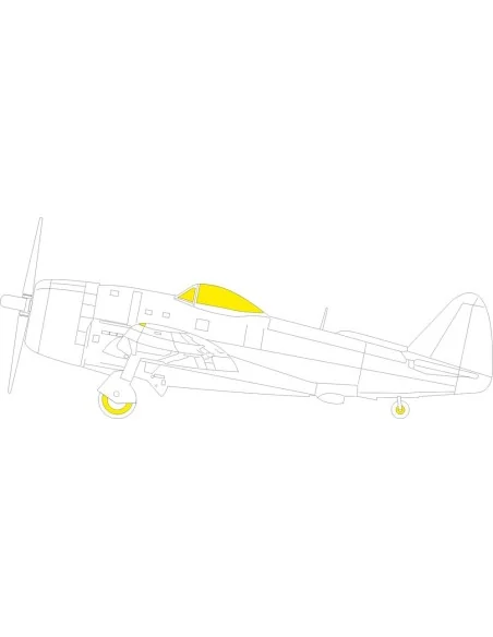 [NO_DESC] P-47N Tface for Miniart, 1/48 - Eduard Accessories EX1155