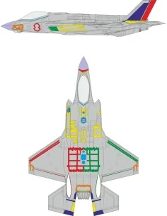 F-35A RAM coating early for Italeri, 1/48 - Eduard Accessories EX1156