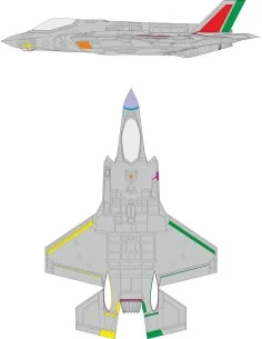 F-35A RAM coating late for Italeri, 1/48 - Eduard Accessories EX1157