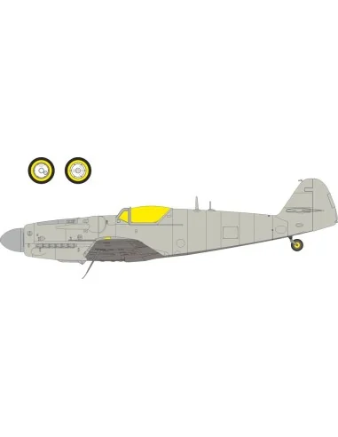 S-199 bubble canopy Tface for Eduard, 1/48 - Eduard Accessories EX1158
