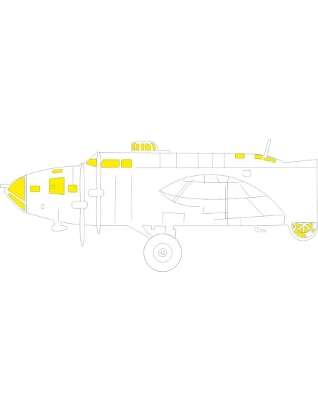 B-17F Tface for Revell, 1/48 - Eduard Accessories EX1167