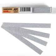 Dry Sandpaper 600 grit x 50 units - AK Interactive AK9024