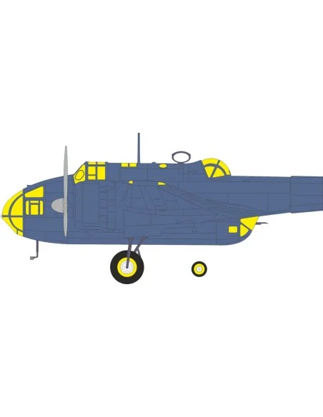 Hampden TB Mk.I torpedo bomber for ICM, 1/48 - Eduard Accessories E...