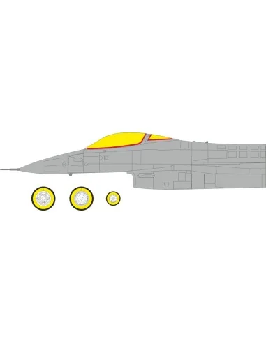 F-16CJ Block 50 Tface for Tamiya, 1/48 - Eduard Accessories EX1180