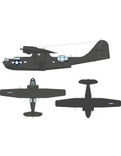 PBY-5A US national insignia (stars & bars) for Eduard / Revell, 1/4...