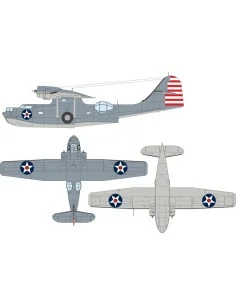 PBY-5A US national insignia (stars w/ red center) for Eduard / Reve...