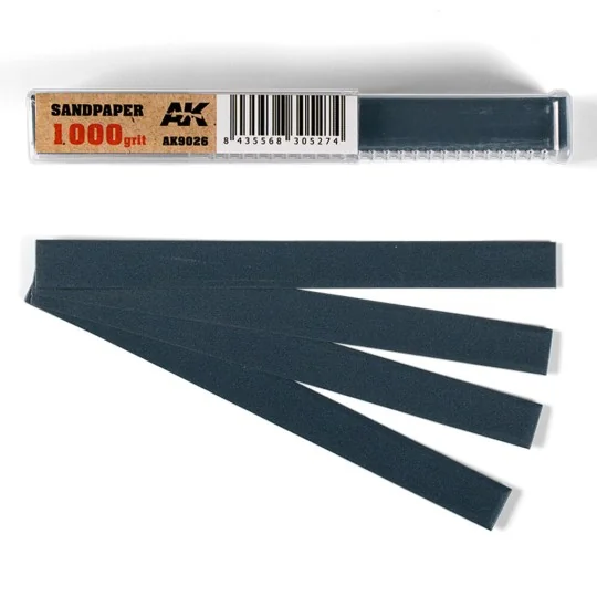 Wet Sandpaper 1000 grit x 50 units - AK Interactive AK9026