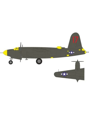 B-26C-45 Marauder US national insignia & tail marking for ICM, 1/48...