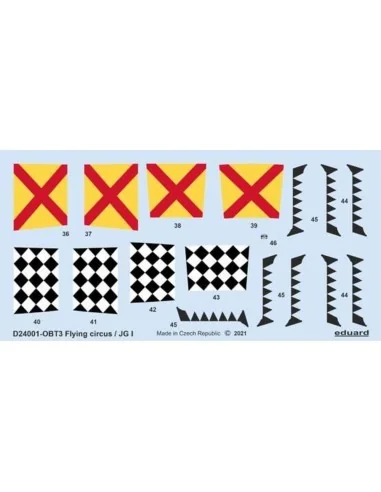 Flying circus / JG I for MENG, 1/24 - Eduard Accessories D24001