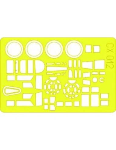 B-17F Flying Fortress, 1/72 - Eduard Accessories CX012