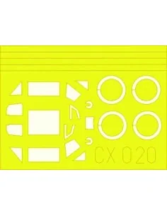 Bf 109E-3, 1/72 - Eduard Accessories CX020