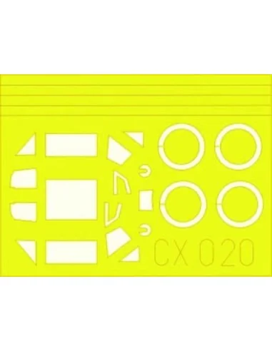 Bf 109E-3, 1/72 - Eduard Accessories CX020