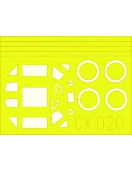 Bf 109E-3, 1/72 - Eduard Accessories CX020