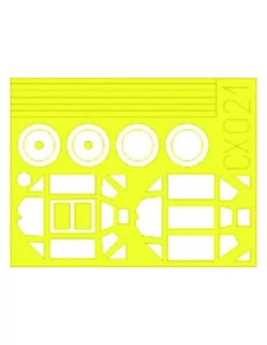 Bf 109E, 1/72 - Eduard Accessories CX021