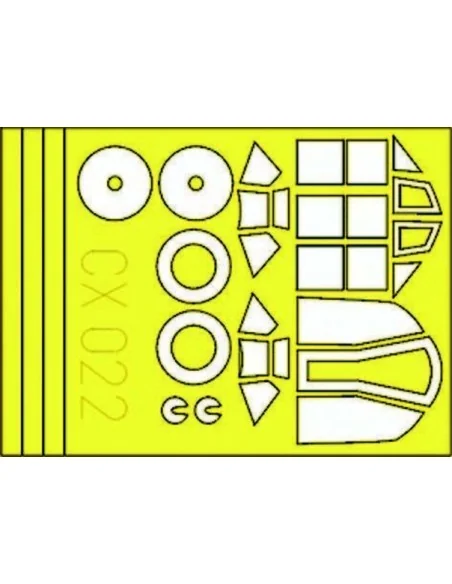[NO_DESC] Bf 109G, 1/72 - Eduard Accessories CX022