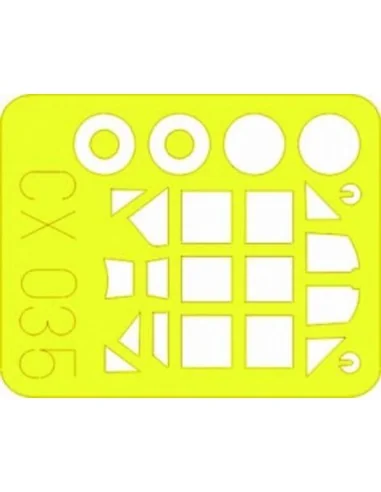 Bf 109F-4, 1/72 - Eduard Accessories CX035