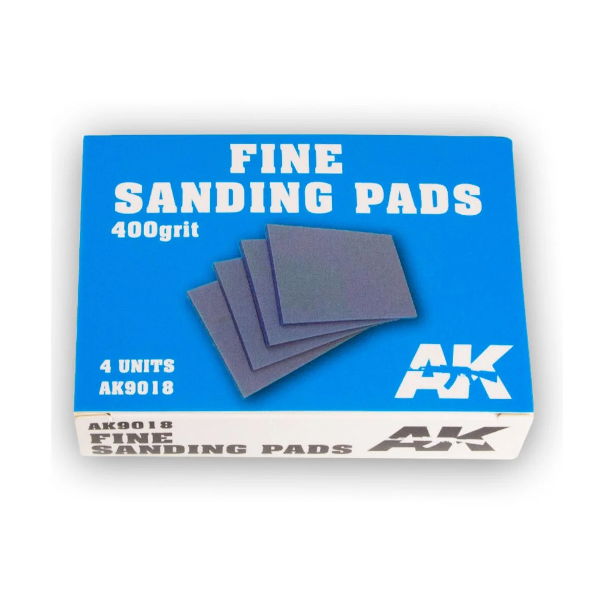 Fine Sanding Pads 400 grit. 4 units - AK Interactive AK9018