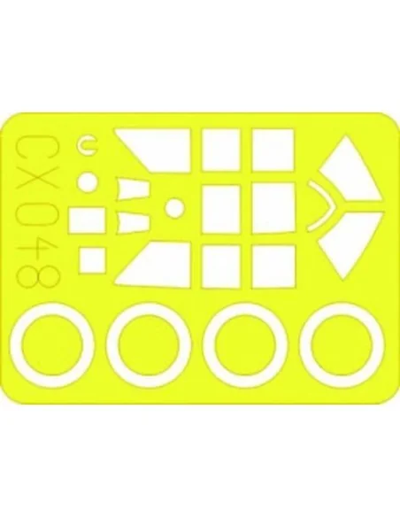 P-47D-20 Thunderbolt, 1/72 - Eduard Accessories CX048