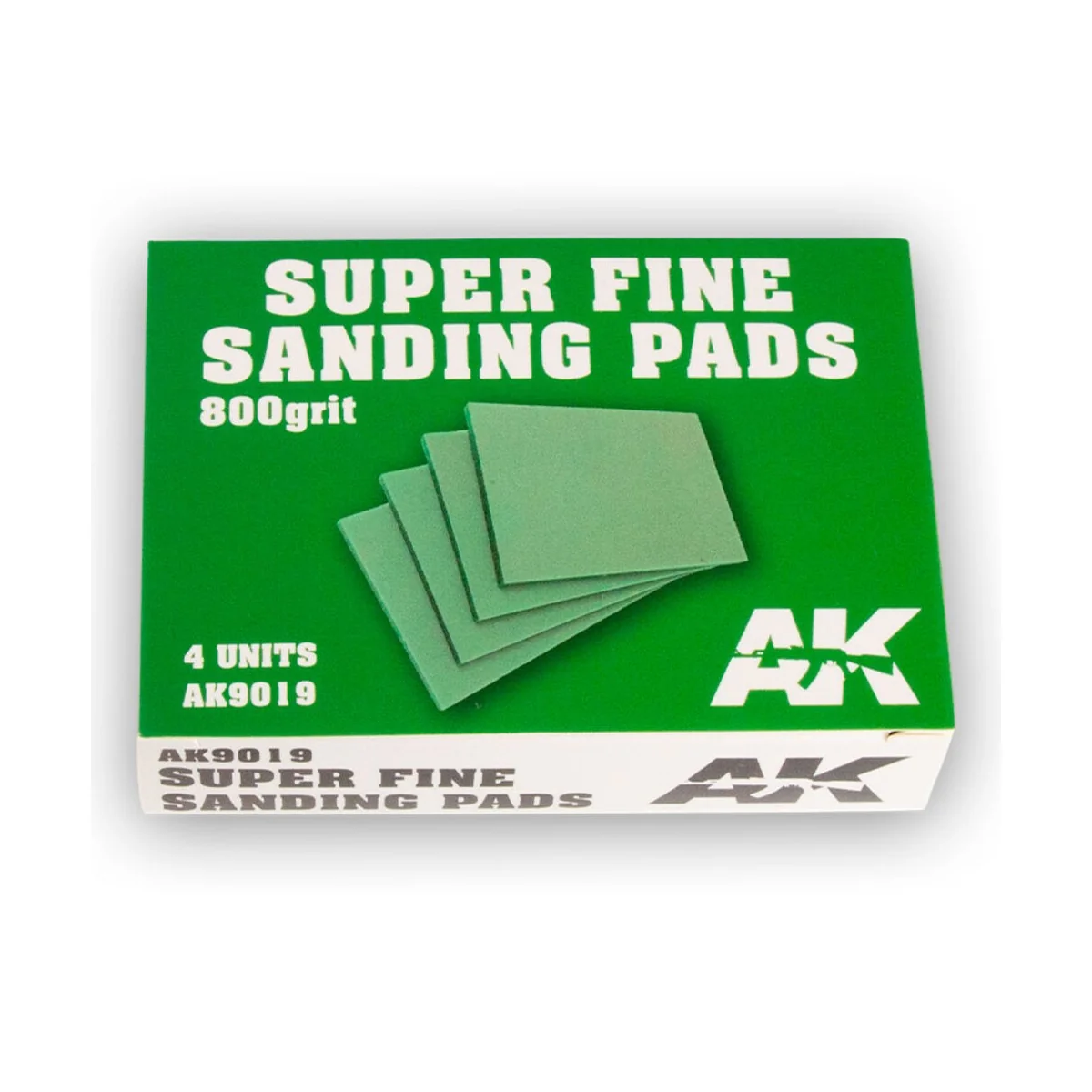Super Fine Sanding Pads 800 grit.4 units - AK Interactive AK9019