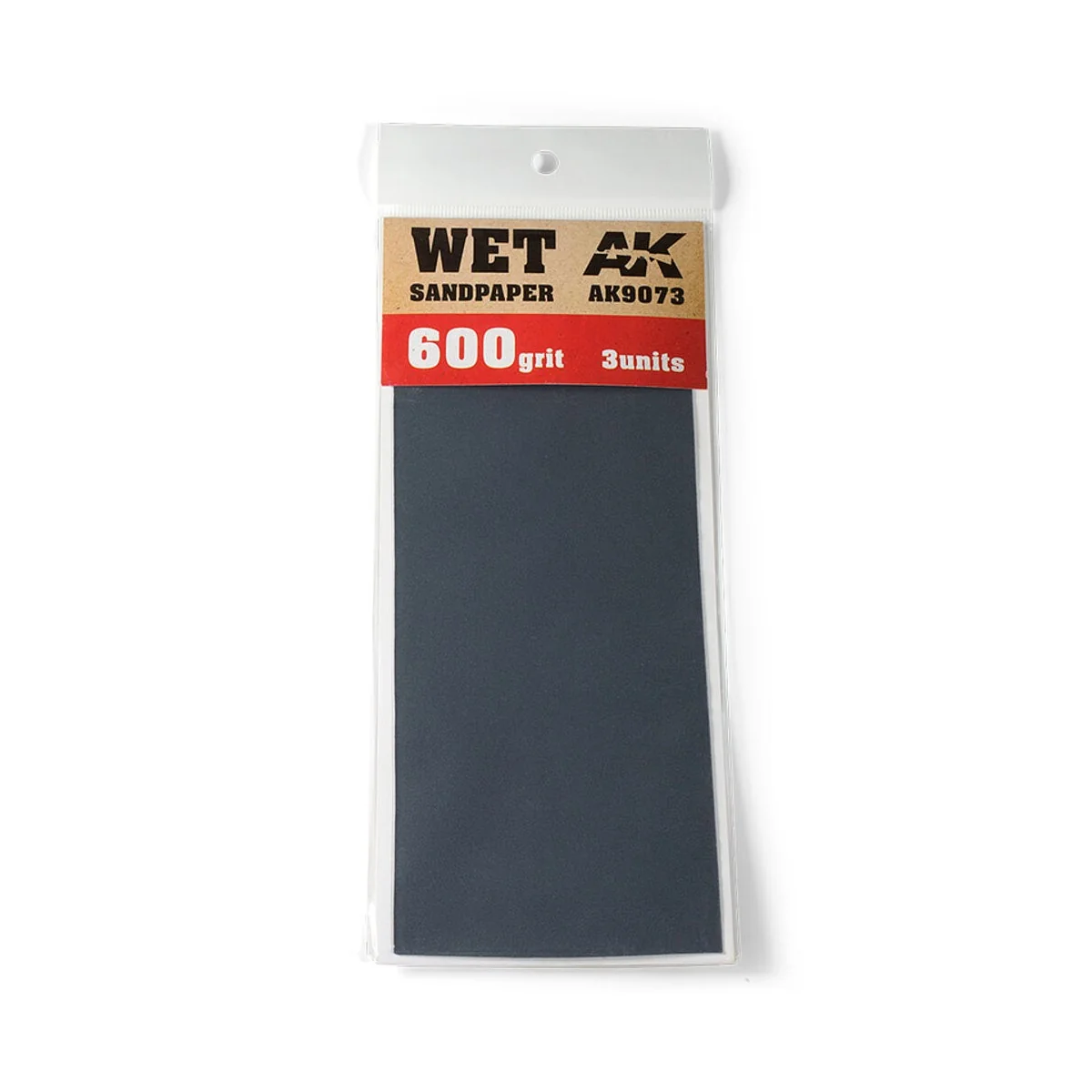 Wet Sandpaper 600 Grit. 3 units - AK Interactive AK9073