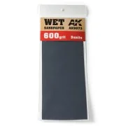 Wet Sandpaper 600 Grit. 3 units - AK Interactive AK9073
