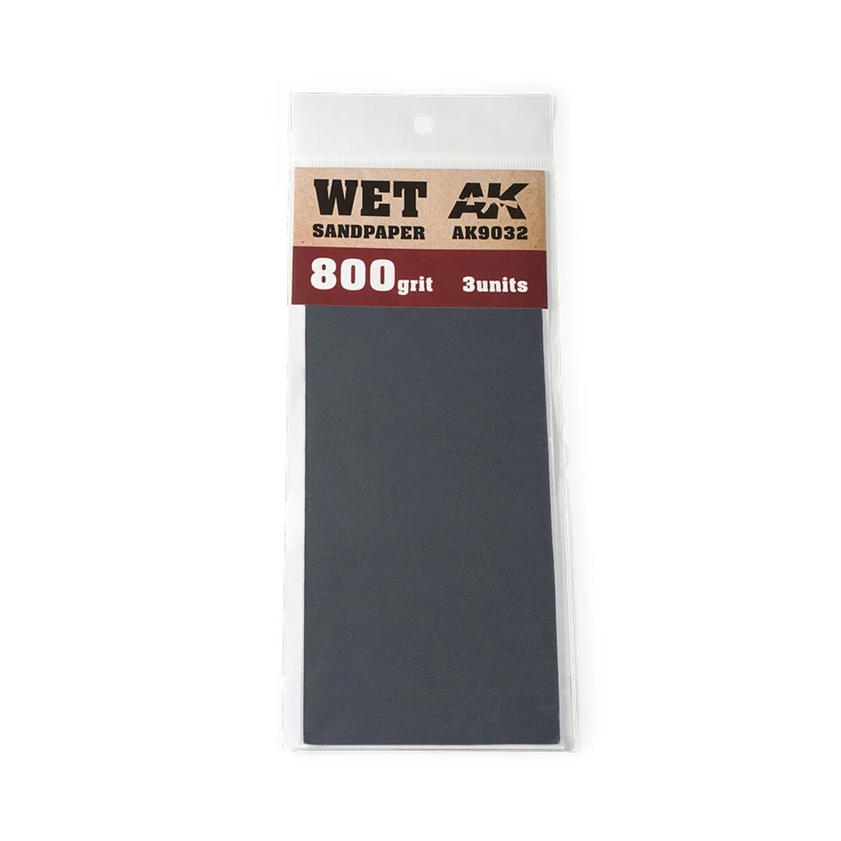Wet Sandpaper 800 Grit. 3 units - AK Interactive AK9032
