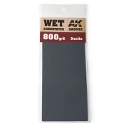 Wet Sandpaper 800 Grit. 3 units - AK Interactive AK9032