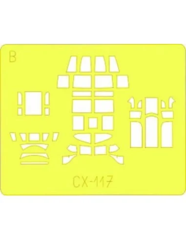 Lancaster B Mk.I/Mk.III, 1/72 - Eduard Accessories CX117