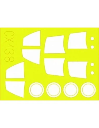 J-35 Draken für Hasegawa Bausatz, 1/72 - Eduard Accessories CX138