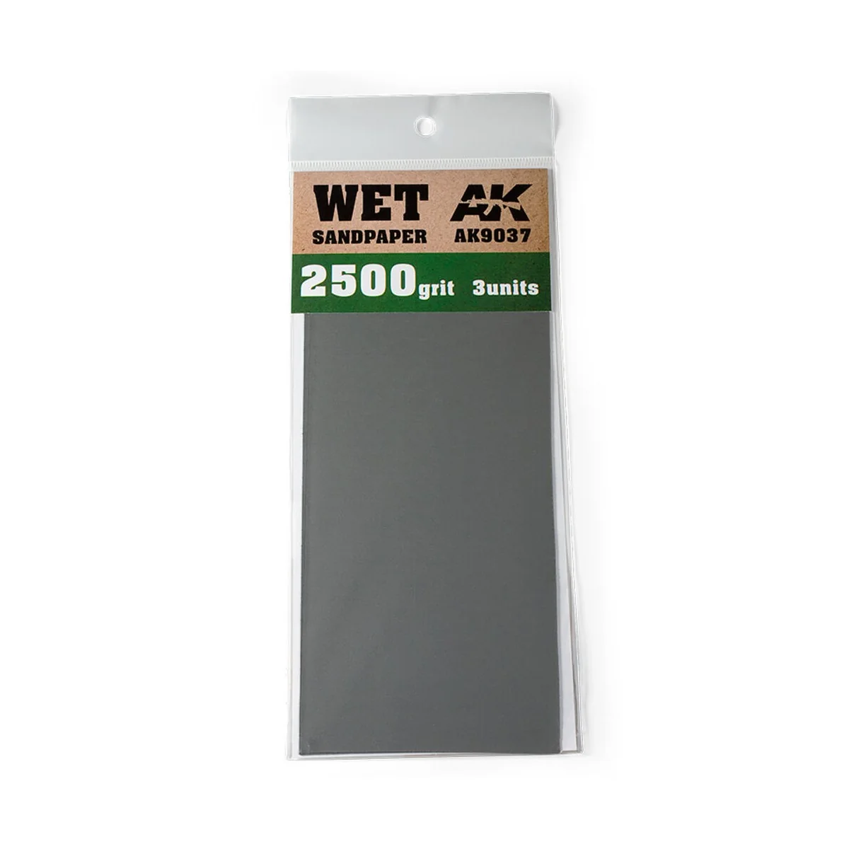 Wet Sandpaper 2500 Grit. 3 units - AK Interactive AK9037