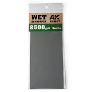 Wet Sandpaper 2500 Grit. 3 units - AK Interactive AK9037