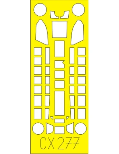 Bf 110C for Airfix, 1/72 - Eduard Accessories CX277