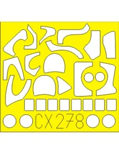 Mi-24V Hind E for Zvezda, 1/72 - Eduard Accessories CX278