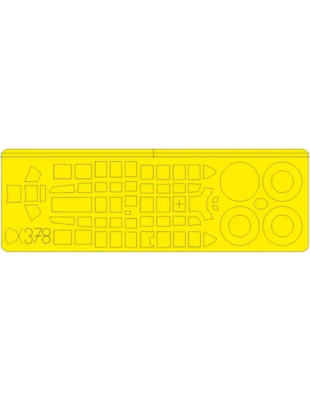 Bf 110G-4 Weekend for Eduard, 1/72 - Eduard Accessories CX378