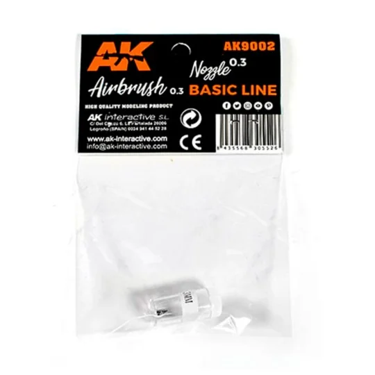 0.3 Nozzle (Airbrush Basic Line 0.3) - AK Interactive AK9002