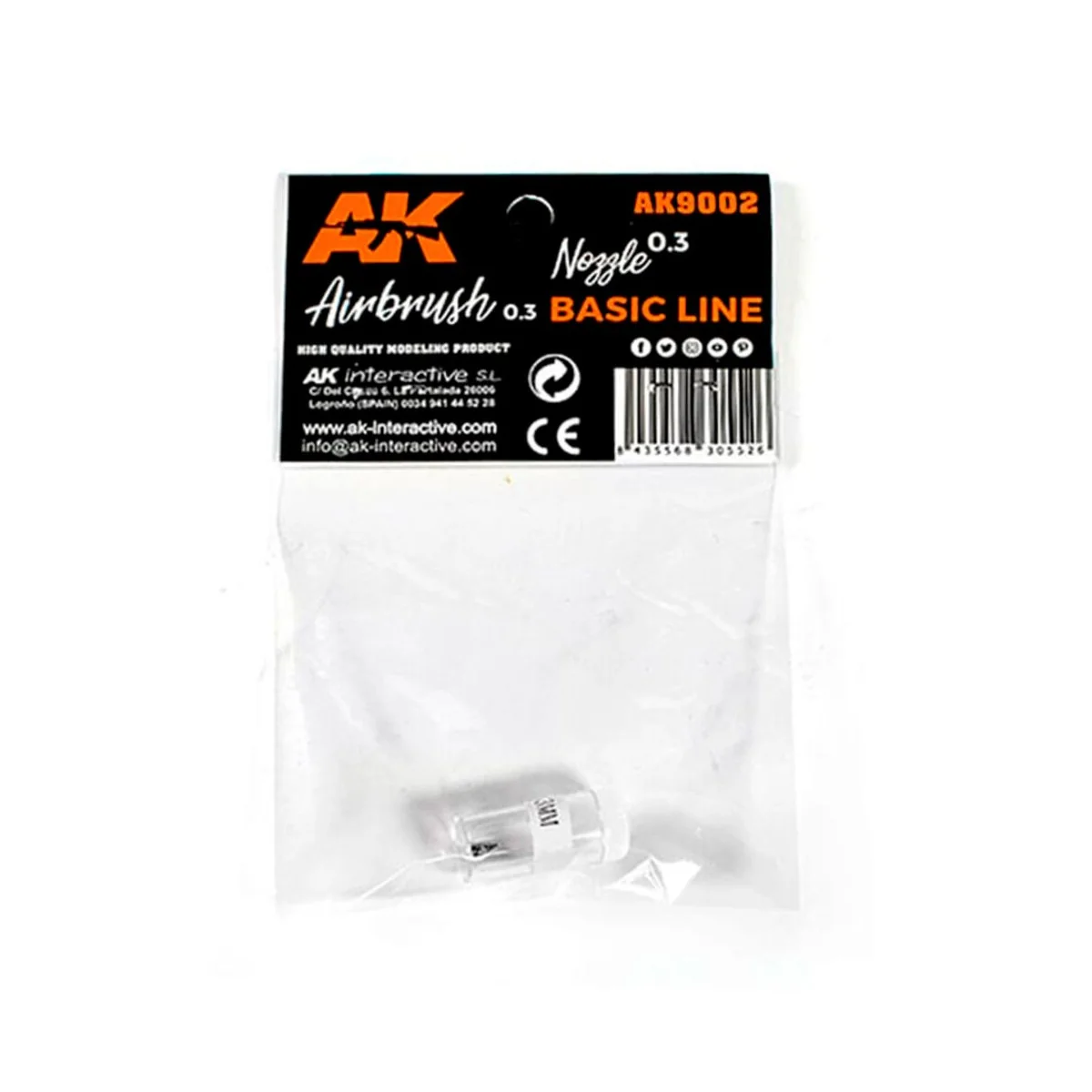 0.3 Nozzle (Airbrush Basic Line 0.3) - AK Interactive AK9002
