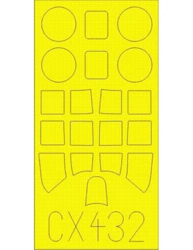 [NO_DESC] F4F-4 for Airfix, 1/72 - Eduard Accessories CX432