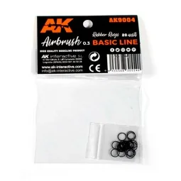Rubber Rings - 20 units (Airbrush Basic Line 0.3) - AK Interactive ...