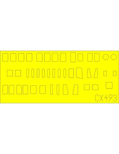H8K2 Emily fuselage windows for Hasegawa, 1/72 - Eduard Accessories...