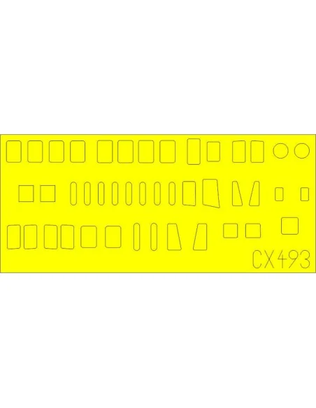 H8K2 Emily fuselage windows for Hasegawa, 1/72 - Eduard Accessories...