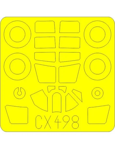 P-40N for Special Hobby, 1/72 - Eduard Accessories CX498