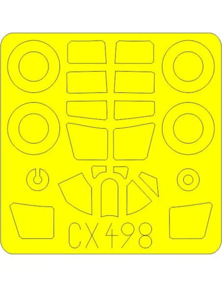 [NO_DESC] P-40N for Special Hobby, 1/72 - Eduard Accessories CX498