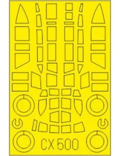 Q1W1 Tokai / Lorna for Fine Molds, 1/72 - Eduard Accessories CX500