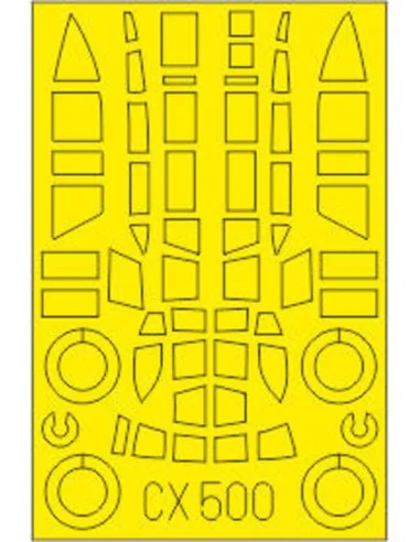 Q1W1 Tokai / Lorna for Fine Molds, 1/72 - Eduard Accessories CX500