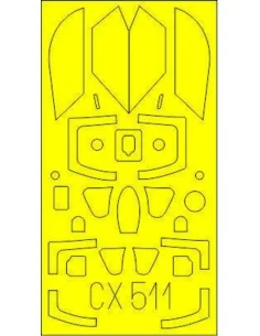 MiG-21MF for Eduard, 1/72 - Eduard Accessories CX511