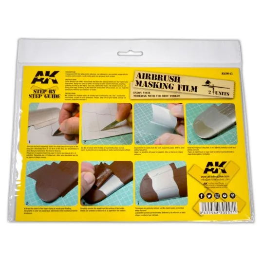 Airbrush Masking Film - 2 units - AK Interactive AK9045